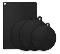 Tapis de Protection Induction, Lot de 4 en Silicone | Tapis Protection Plaque Induction,Protège Plaque Vitrocéramique,Dessus De Cuisinière