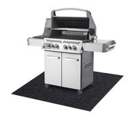 Tapis de protection pour barbecue GIN 2057 pour la terrasse extérieur - anthracite 120x200 cm
