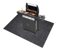 Tapis De Protection Pour Barbecue Ignifuge - Grand Tapis De Protection Contre Le Feu - Résistant À La Chaleur - Pour Brasero Et Poêle - Pour L'extérieur Vert