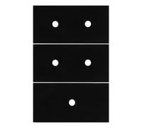 Tapis de Protection pour Cuisinière à Gaz Ptfe Lot de 3 Réutilisable | Surface Antidérapante et Lisse, Revêtement Antiadhésif, Compatible Brûleurs, Usage Réutilisable