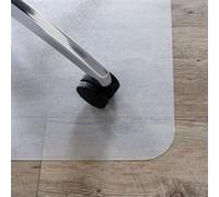Tapis de protection pour sols FORTIFLEX 150 x 116 cm pour sols durs PP/PE blanc laiteux hjh OFFICE Blanc laiteux