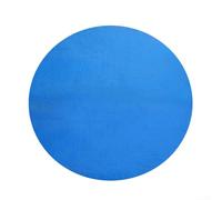 Tapis de protection rond pour piscine hors sol - Résistant aux intempéries - Souple - Bleu (4,5 m)