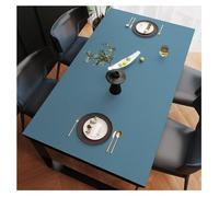 Tapis de Protection Table en Simili Cuir, Nappe Anti Tache en Cuir, Imperméable, Antidérapante, Grande Taille Nappe de Table à Manger, Nappe pour Table Basse de Salon, Facile à Nettoyer(90×160cm,Light