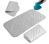 Tapis de Repassage 48x85 cm Antidérapant - Couverture Pliable Portable Résistante - pour Repassage Vapeur sur Table VoltPulse