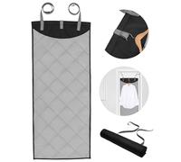 Tapis de repassage, tapis de presse pour porte - 115 x 47 cm - Pliable vertical à suspendre sur une porte - Tapis de défroisseur vapeur portable résistant à la chaleur pour la vapeur