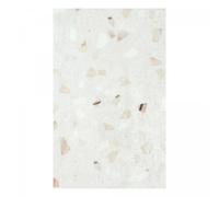 Tapis de salle de bain 60x130 motif géométrique ALOHA crème