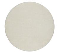 Tapis de salle de bain SANTA cercle plaine antidérapant doux - blanc cercle 67 cm