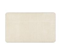 Tapis de salle de bain SANTA plaine antidérapant doux - blanc 60x100 cm