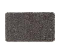 Tapis de salle de bain SANTA plaine antidérapant doux - gris 60x100 cm