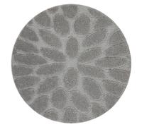 Tapis de salle de bain SUPREME cercle STONES des pierres antidérapant doux - gris cercle 100 cm