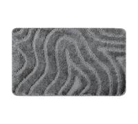 Tapis de salle de bain SUPREME WAVES vagues antidérapant doux - gris 60x100 cm