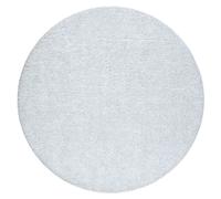 Tapis de salle de bain SYNERGY cercle glamour antidérapant doux - lurex blanc cercle 50 cm