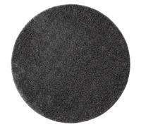 Tapis de salle de bain SYNERGY cercle glamour antidérapant doux - lurex gris cercle 50 cm