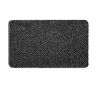 Tapis de salle de bain SYNERGY glamour antidérapant doux - lurex gris 60x100 cm