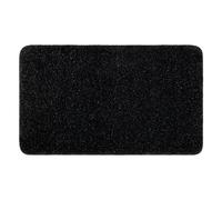 Tapis de salle de bain SYNERGY glamour antidérapant doux - lurex noir 50x80 cm