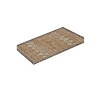 VEVOR Tapis Salon, 1,8 x 2,7 m, Grand Tapis Chambre Lavable et Antidérapant, Poils Courts et Denses, Résistant aux Griffures Animaux, Doux, Style Vintage, pour Chambre, Bureau, Entrée, Marron et Vert