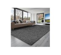 Tapis de salon et chambre Poil Long 1 5 x 2 pour Salon Chambre à Coucher Gris Foncé Tapis Salon Chambre Poil Long 1