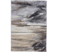Tapis de salon et de chambre à coucher avec motif circulaire tissé ELEGANT 01