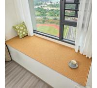 Tapis de Salon Lavable en Machine Tapis Chambre Antidérapant Carpet Facile | Tapis Imperméable Salle a Manger Descente de Lit Bureau Couloir Carpets Rug imitation sisal 8mm(Camel,80x200cm)