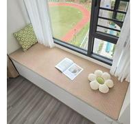 Tapis de Salon Lavable en Machine Tapis Chambre Antidérapant Carpet Facile | Tapis Imperméable Salle a Manger Descente de Lit Bureau Couloir Carpets Rug imitation sisal 8mm(Beige-apricot,80x200cm)