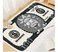 Tapis de salon Tapis à motif de dollar de dessin animé mignon,sol d'animation en polymère,salon,chambre à coucher,chevet 40*120CM-1