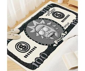Tapis de salon Tapis à motif de dollar de dessin animé mignon,sol d'animation en polymère,salon,chambre à coucher,chevet 40*120CM-1