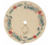 Atmosphera - Tapis de Sapin Poinsettia d90cm