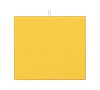 Tapis de séchage de cuisine, tapis de drainage de la vaisselle, tampon d'égouttoir à vaisselle Super absorbant rapide 41x46cm, ocre moutarde jaune massif