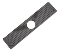 Tapis de séchage pour robinet en terre de diatomée de 45 cm pour évier, absorption d'eau, salle de bain, cuisine, organisateur de comptoir, porte-savon, repose-éponge, séchoir à tasse (gris clair)