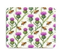 Tapis de séchage rapide 50 x 50 cm | Base en caoutchouc antidérapant, résistante à la chaleur jusqu'à 110 °C, impression couleur vive pour comptoir de cuisine