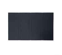 Tapis de Séchage Silicone Pliable Grand Format 58x38cm - Tapis d'Égouttement Vaisselle Carré Résistant Température - pour accessoire Cuisine Multifonction comme Sous-Plat Gris(Black)