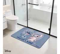 Tapis de sol antidérapant mignon avec Stitch et Angel de Disney "Unique en son genre". Idéal pour la salle de bain, le salon, la chambre, la salle à manger, le bureau, la cuisine et l'extérieur 15,75