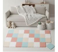 Tapis de Sol Bébé - 30x30 cm - Dalles en Mousse EVA - Carrés Puzzle Enfant - 36 Pièces