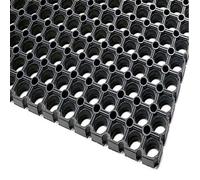 ID Mat M11 Caillebotis Caoutchouc Noir 120 x 80 x 2,29 cm