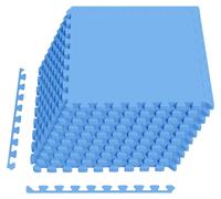 Tapis de sol de piscine 50 pc Bleu 18 m² Mousse EVA