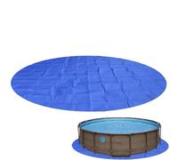 Tapis de sol de piscine résistant aux crevaisons - Rembourrage de protection robuste pour piscine hors sol, salle de sport, camping et utilisation du béton - 2,45 m