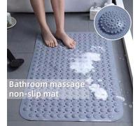 Tapis de sol de salle de bain, tapis de douche de salle de bain d'hôtel, tapis de baignoire, tapis de massage de toilette, tapis de douche de salle de bain Gris 35*70CM,Bleu ciel 35*70CM,Rose 35*70CM,