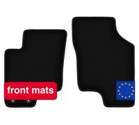 Tapis de sol, design épuré, faciles à nettoyer, noirs