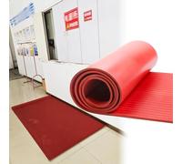 Tapis de sol en caoutchouc isolant haute tension - Tapis de sécurité électrique pour usage domestique et commercial, anti-électrocution, 4,9 x 1 m