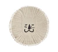 Tapis de Sol en Coton 140 cm Motif Animalier Enfant Salon Chambre Beige Badhani