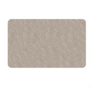 Tapis de sol en silicone diatomite 30 x 80 cm à séchage rapide sûr (marron) | Poignée de sécurité double face, dos en silicone, stable sur le carrelage humide, protège la famille