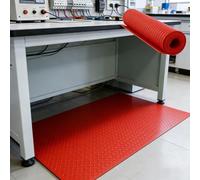 Tapis de Sol Isolant en Caoutchouc pour la sécurité électrique, Plaque diélectrique découpable (3,35 m x 0,97 m x 0,03 m) - Tapis de Protection pour Local de Distribution KV Commercial/résid