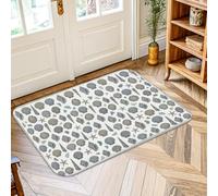 Tapis de sol nautique côtière, étoile de mer, sable, dollar d'été, tapis antidérapant, doux, résistant aux taches, pour salle de bain, chevet, entrée, décoration de porte, blanc, 0,6 x 0,9 m