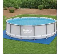 Tapis de sol pour piscine - Bestway - Flowclear - 488x488 cm - Bleu