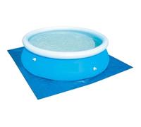 Tapis de sol pour piscine | Tapis rond facile à utiliser | Tapis de bain épais et résistant à la poussière