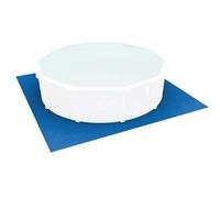 Bestway Tapis de sol Flowclear carré pour piscine hors sol 488 x 488 cm 58003