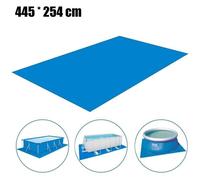Tapis de sol protection piscine Tapis de sol 4.5 x 2.5 m, bleu