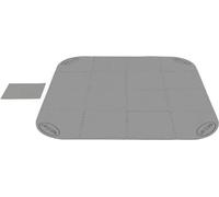 Tapis de Sol Spa BESTWAY Lay-Z-Spa, 196 x 196 cm, Carré ou Rond, Polyéthylène, Gris, Lot de 17 Pièces
