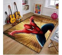 Tapis de sol Spiderman pour enfants - NVY-5288 - 150x200cm - Antidérapant - Résistant à l'usure
