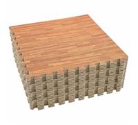 Tapis de sol - tapis de gym - tapis de yoga Vidaxl Tapis de sol de piscine 24 pcs Marron 8,64 Mousse EVA